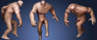 3D model Golem of sand (STL)